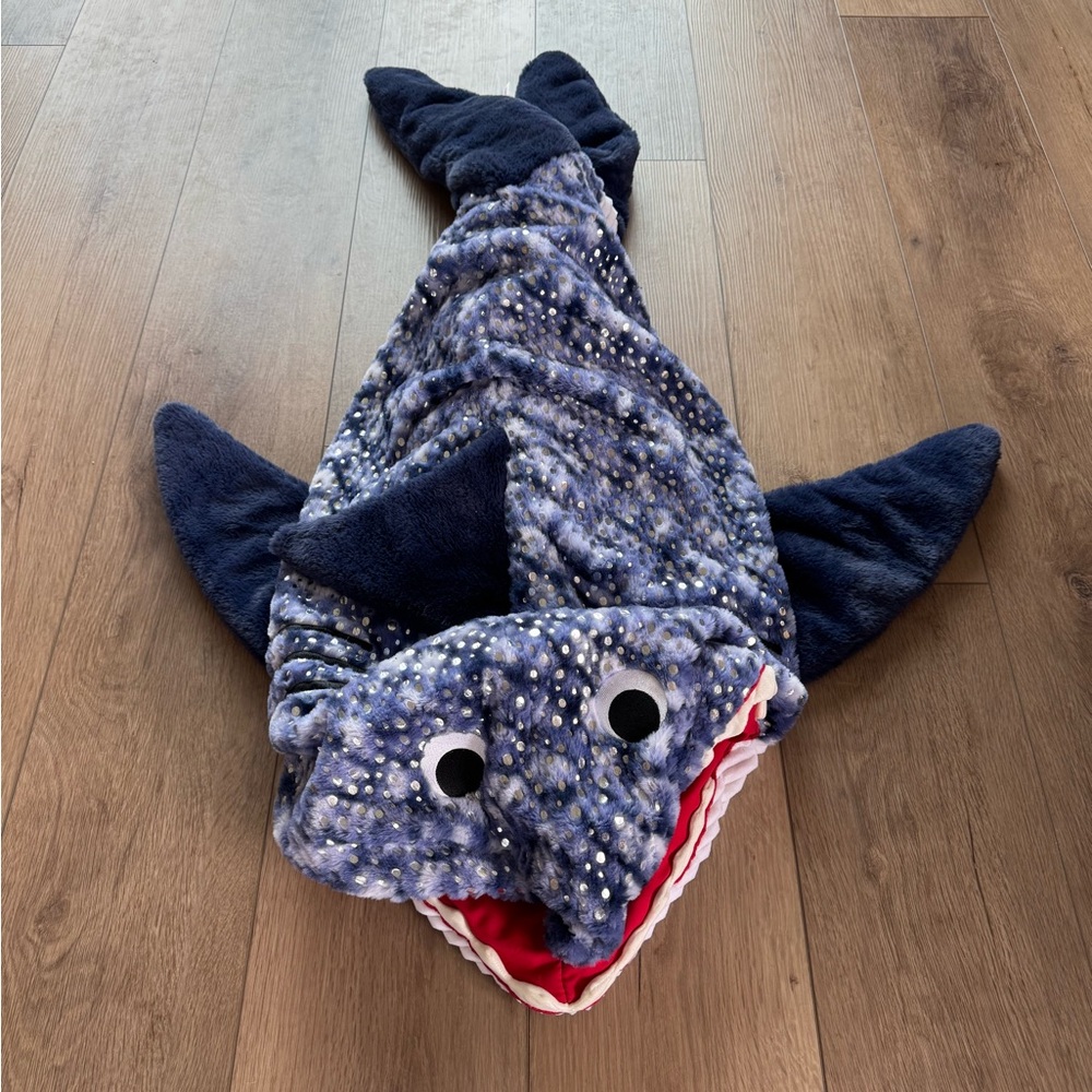 Tommy Bahama Navy Plush Blanket Sleeping Bag